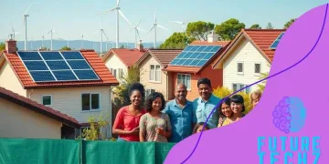 Incentivos de energia renovável para residências de baixa renda