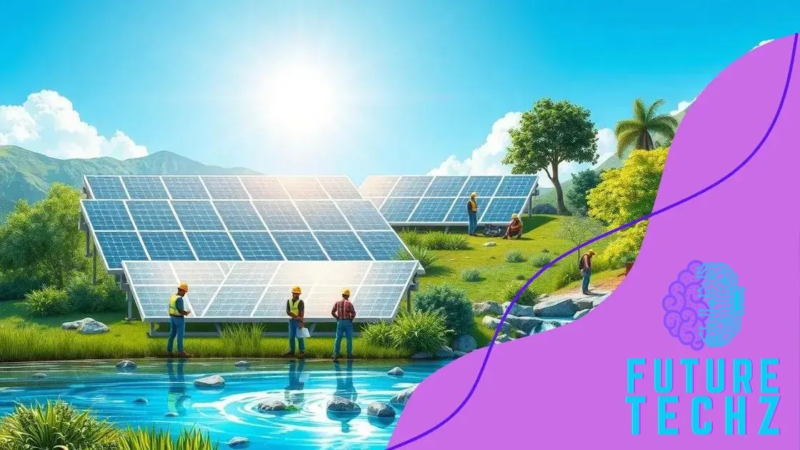Benefícios de investir em energia verde