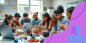 Iniciativas de educação STEM voltadas para comunidades carentes