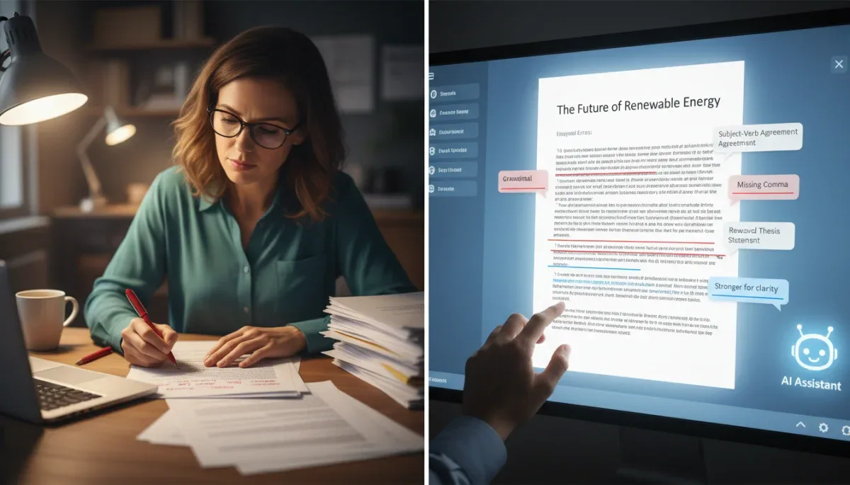 IA auxiliando professores na correção e feedback de ensaios